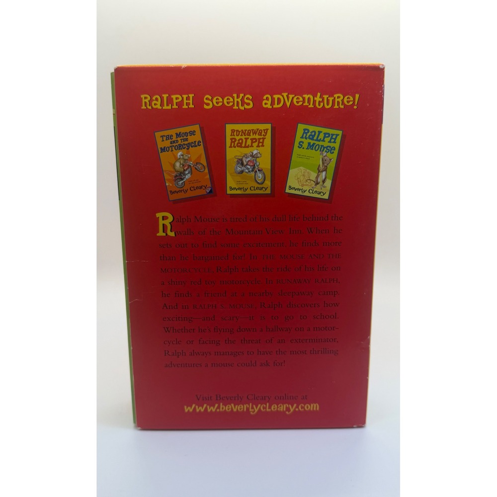 Beverly Cleary Ralph Mouse Collection 3 Book Box‎ Set Paperbacks Complete - Picture 5 of 11
